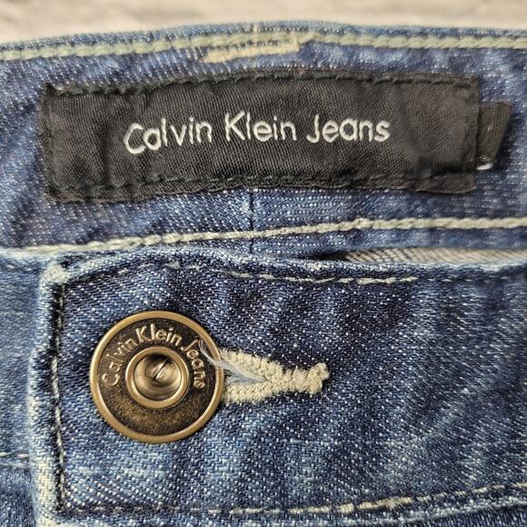 Calvin Klein Distressed Lean Bootcut Jeans size 4 - Picture 12 of 16